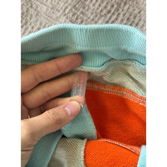 FREE PEOPLE Piece Of Me Colorblock Shorts Size Small - Picture 4 of 5